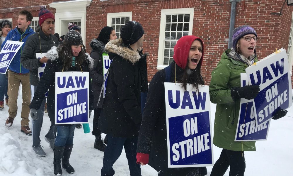 Workplace discrimination Harvard grad student workers go on strike, seeking $25 minimum wage, other demands