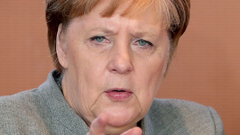 Violence at work Germany’s Merkel urges climate action in New Year message