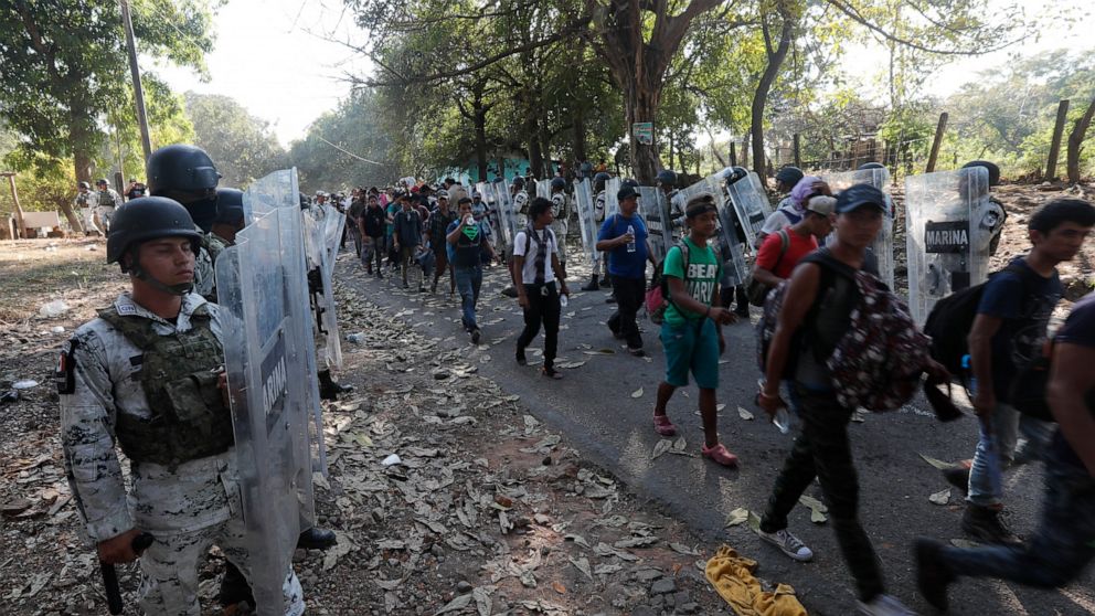 Violence at work Some see end to caravans as Mexican guardsmen stop migrants