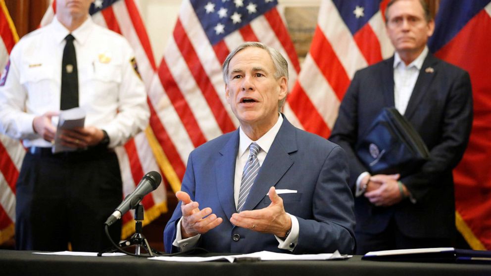 Violence at work Texas governor sued over blocking bail to those trying to avoid coronavirus