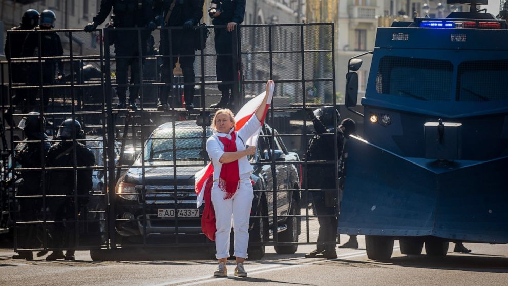 Violence at work Belarus’ opposition challenger urges UN action amid protests