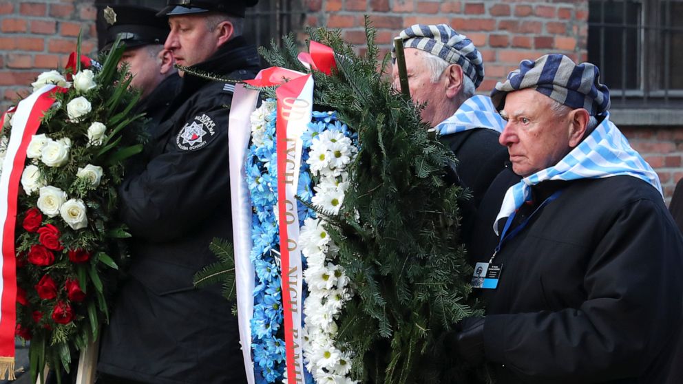 Violence at work Survivors return to Auschwitz 75 years after liberation