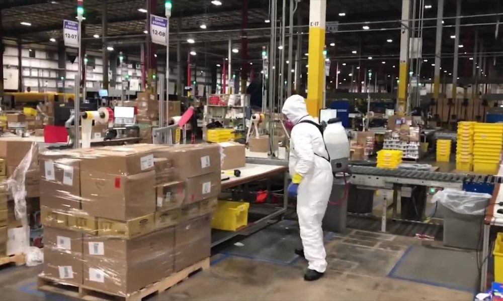 WORKPLACE SAFETY Amazon insists sharing data on coronavirus cases isn’t useful